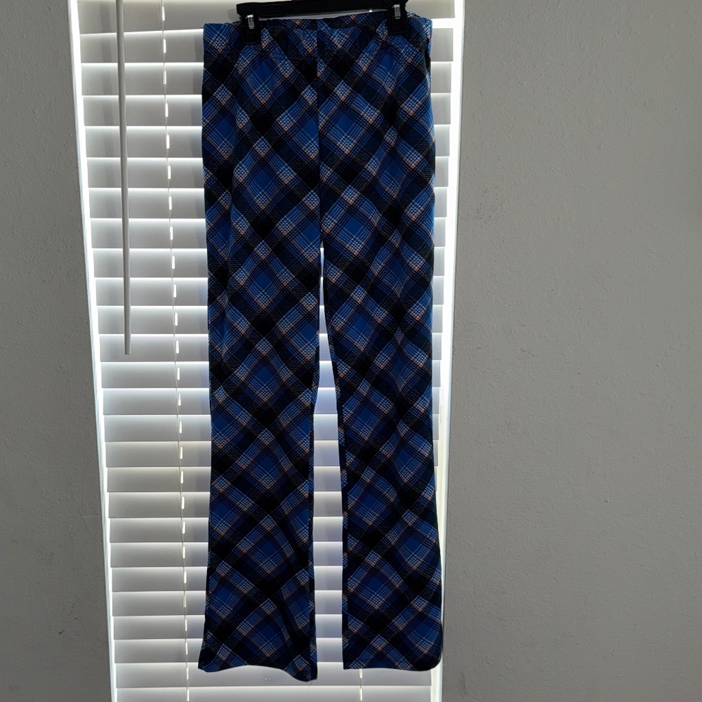 Plaid dress pants